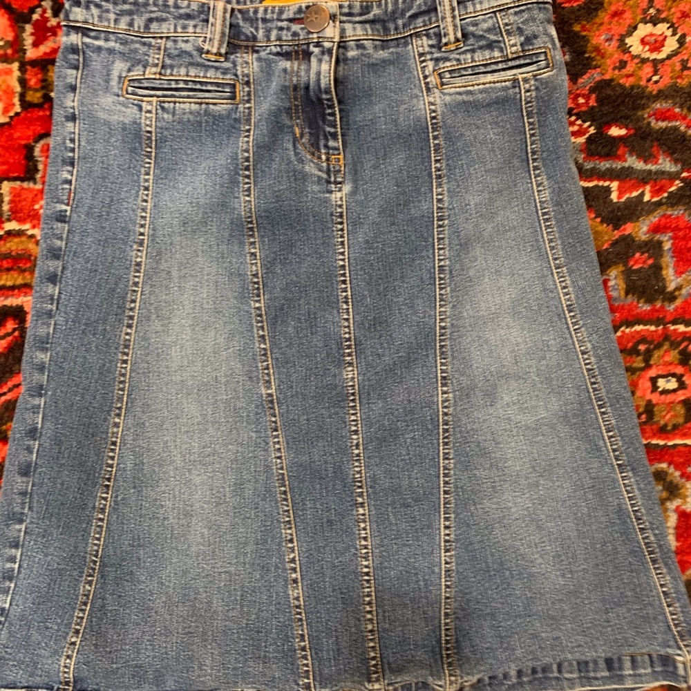 Anthropologie Jean skirt by Louie, size small
